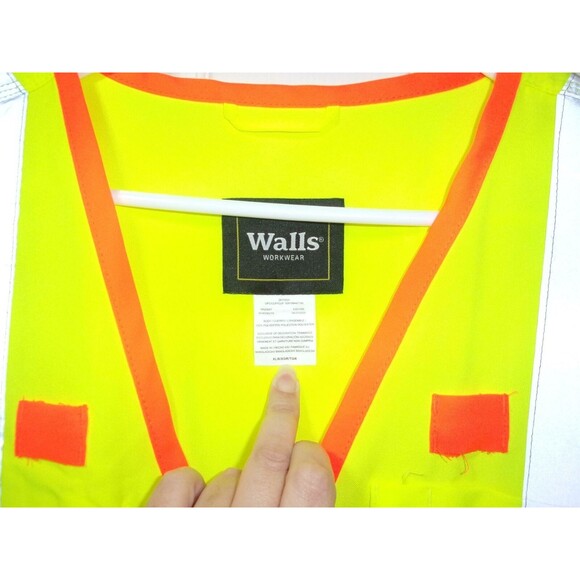 Walls Men's Ansi Ii Premium Safety Vest - Picture 5 of 5